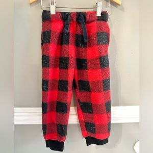 Cat & Jack Sherpa Buffalo Check Pant